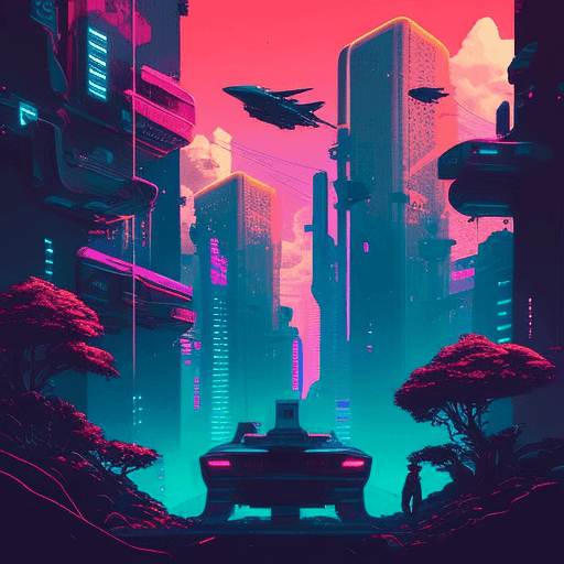 Futuristic Cyberpunk City