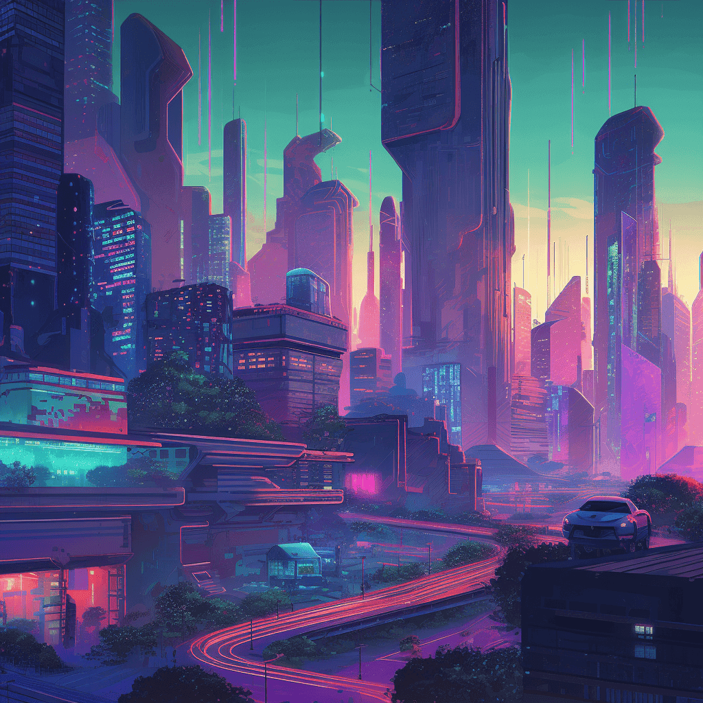 Futuristic Cyberpunk City