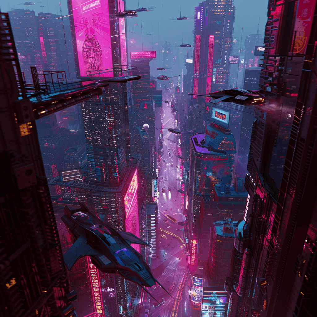 Futuristic Cyberpunk City